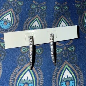 Silver Detailed Claw Earrings